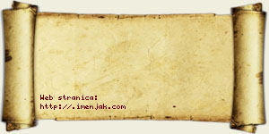 Olga Dakić vizit kartica